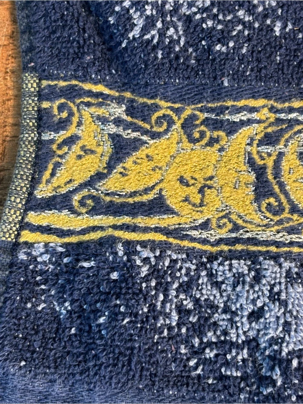 Vintage Celestial Hand Towel Moon Sun Stars 100% Cotton Santens Y2K 90s